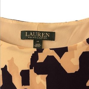 Ralph Lauren Blue/Tan dress